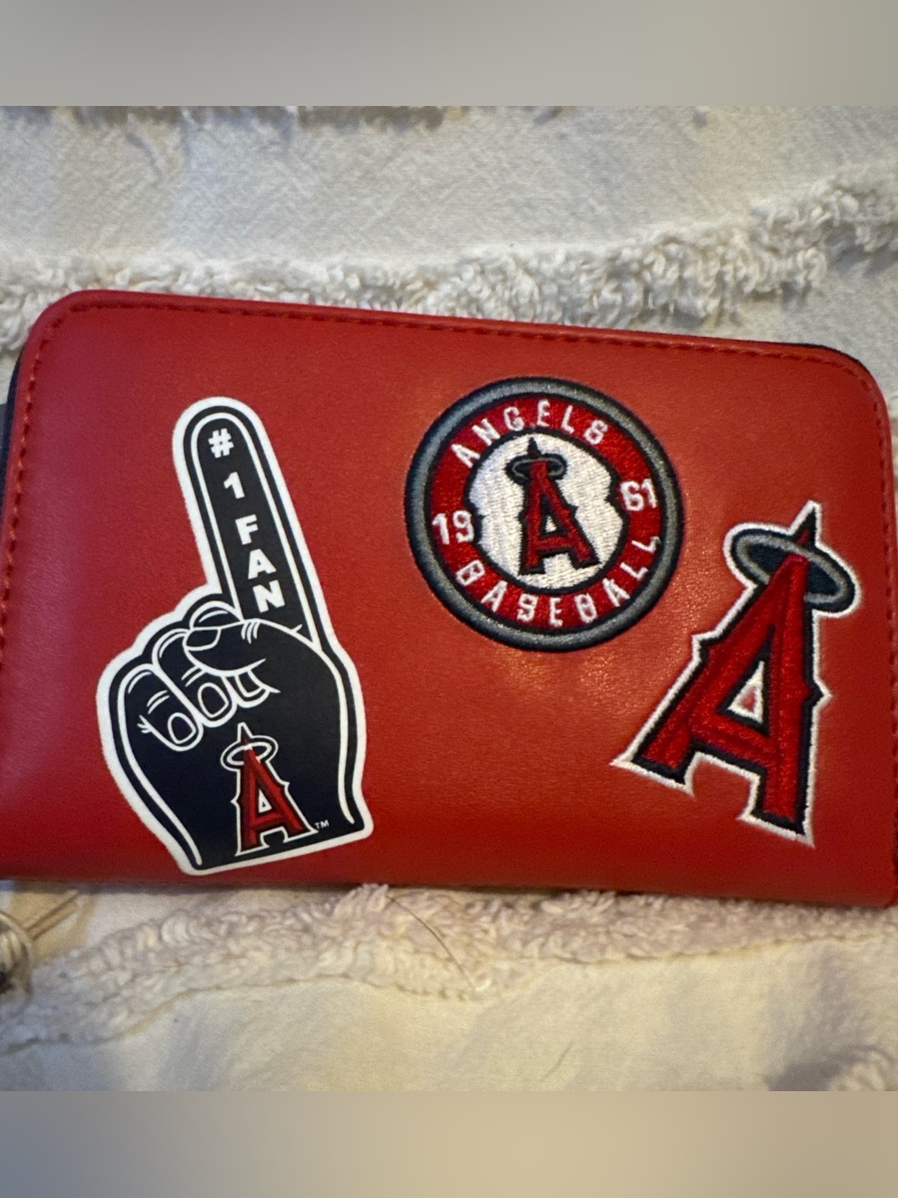 Loungefly Los Angeles Angels Red Wallet MLB Baseball Officially Licensed